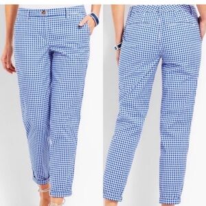 Size 18 Talbots Girlfriend Chino - blue gingham